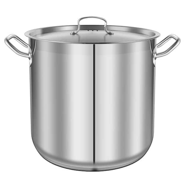 NutriChef 1 Piece Stainless Steel Cookware Soup Pot - 3 Quart