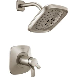 Tesla 1-Handle 3-Spray Shower Faucet Trim Kit in Stainless (Valve Not Included)