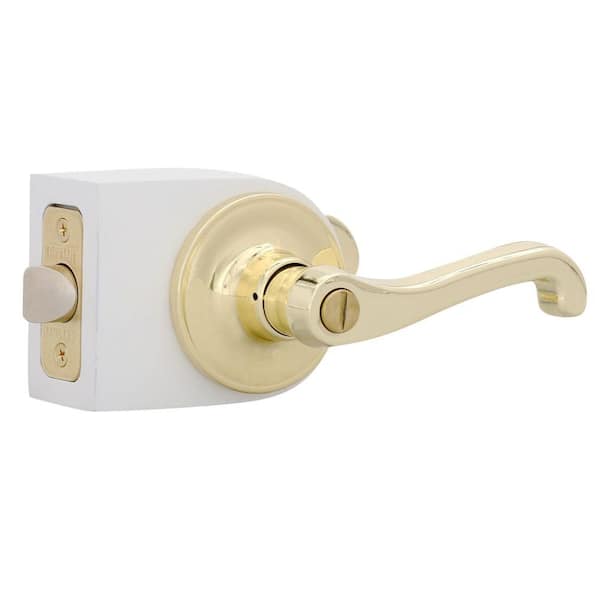 Defiant Viano Polished Brass Privacy Bed/Bath Door Handle