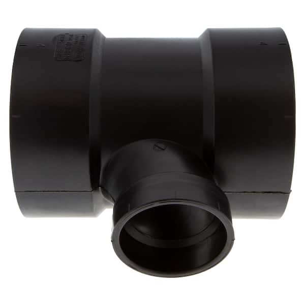 NIBCO 4 in. x 4 in. x 2 in. ABS DWV All Hub Sanitary Tee