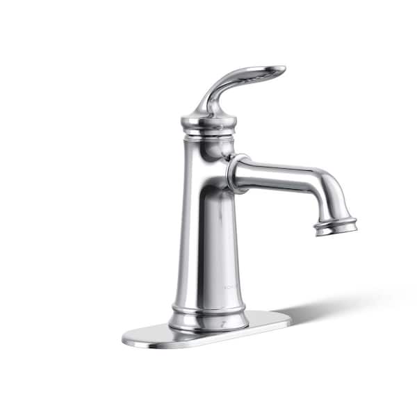 KOHLER Bellera Single Handle Single-Hole Deck Mount Bathroom Faucet in Polished Chrome