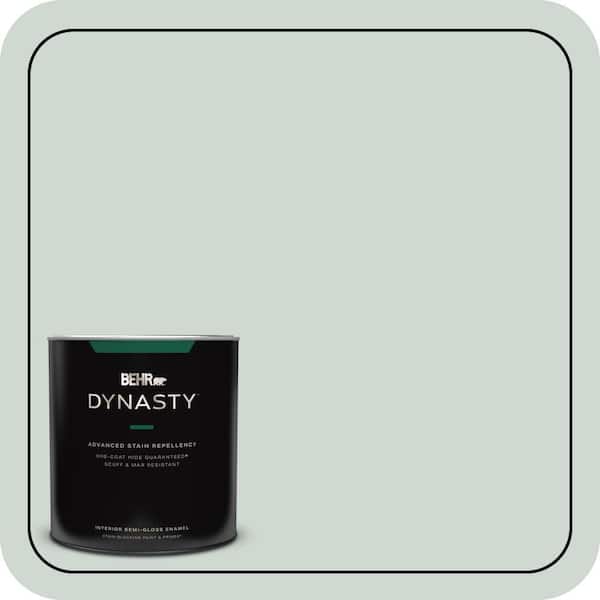 BEHR DYNASTY 1 qt. #BIC-11 Serene Journey Semi-Gloss Enamel Interior Stain-Blocking Paint & Primer