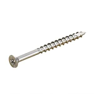 #8 x 1.625 in. Star Flat Head Outdoor Deck Screw (500 Pack)