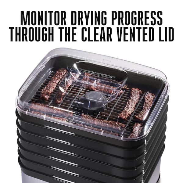 Weston - 6-Tray Black Food Dehydrator with Temperature Sensor