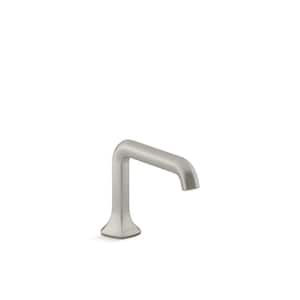 Occasion Bathroom Sink Faucet Spout with Straight Design in Vibrant Brushed Nickel