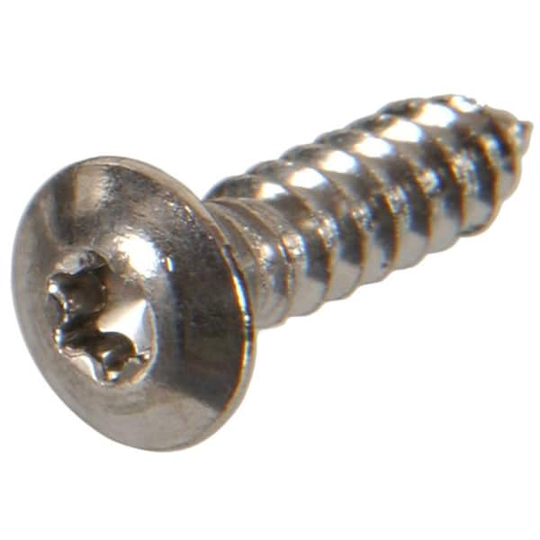 Hillman 10 x 3/4 Chrome Torx Head Screws (2-Pack)