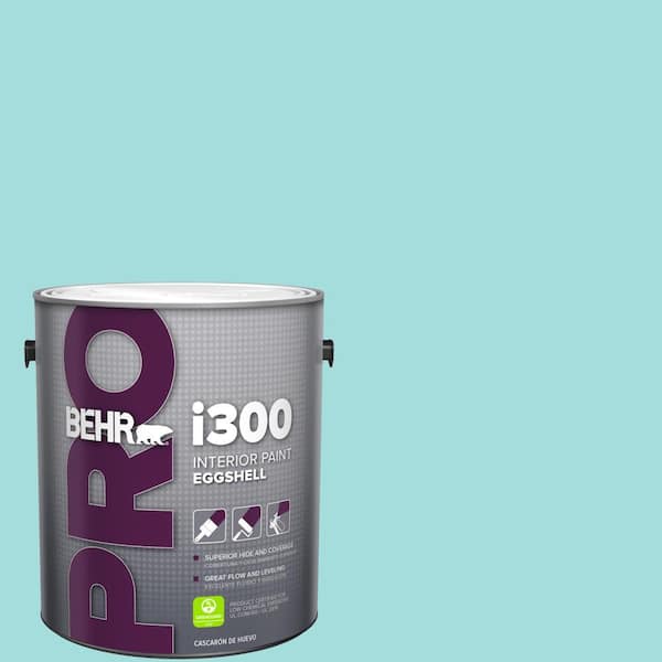 1 gal. #500A-3 Aqua Spray Eggshell Interior Paint