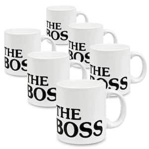 Waechtersbach 6-Piece the Boss White Ceramic Mug Set