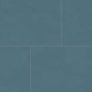 Urban Denim 24 in. x 48 in. Solid Concrete Look Porcelain Floor and Wall Tile (15.50 sq. ft./Case)