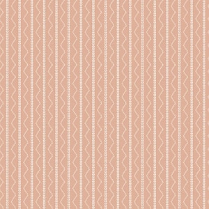 Nesting With Grace Rick Rack Stripe Graceful Pink Peel and Stick Wallpaper (Covers 28 sq. ft.)
