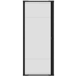 36 in. x 96 in. Brisa Black Tall Retractable Screen Door