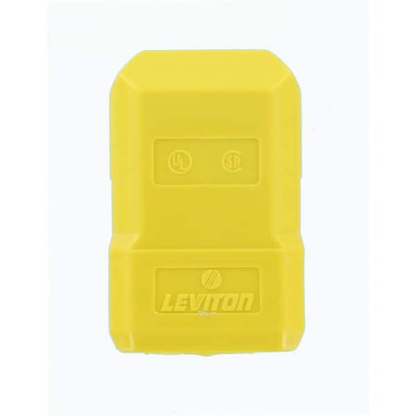 Leviton 20 Amp 250-Volt Straight Blade Grounding Angle Plug
