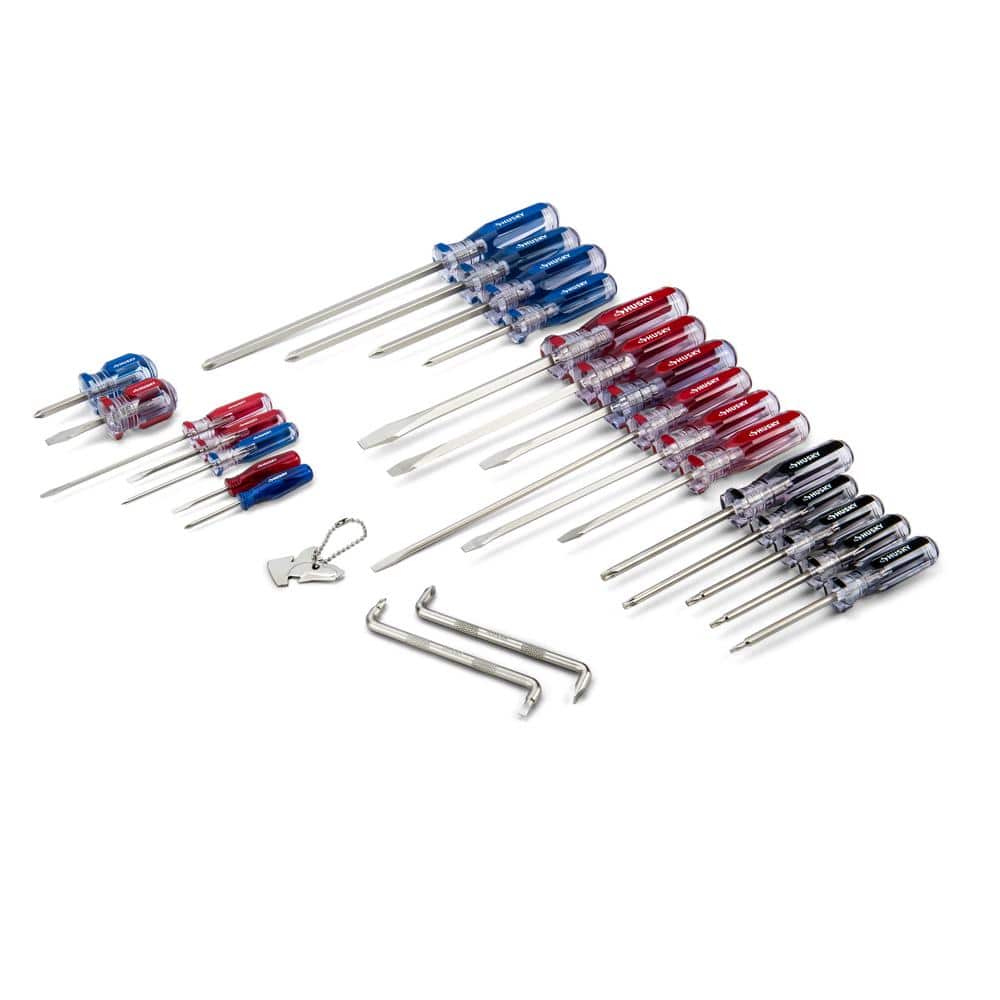 Husky Variety Screwdriver Set (25-Piece) H25PCSDSOLO - The Home Depot