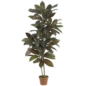 Indoor 5 ft. Artificial Cordyline "Real Touch" Silk Plant