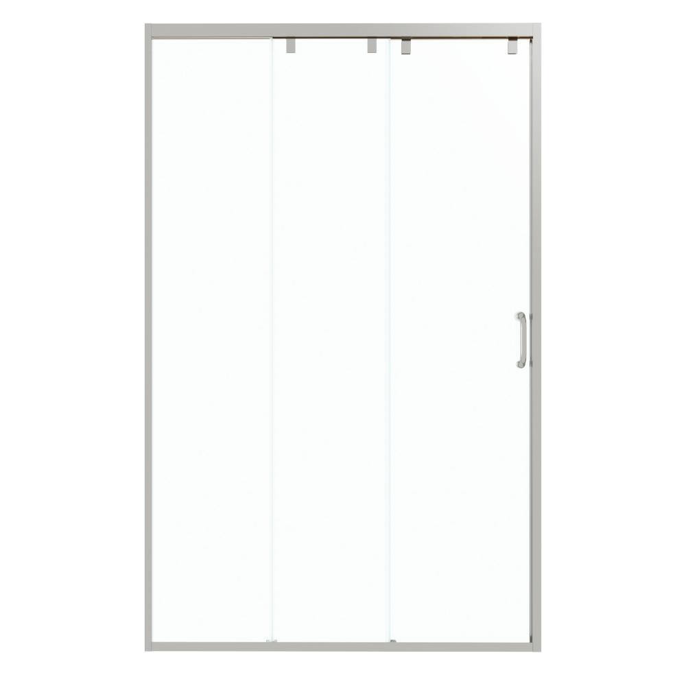 "48"" W x76 H Chome Triple Sliding Shower Door with Large 27 Walk-in Opening 5/16"" (8mm) Clear SGCC Tempered Glass" price history on PriceWatchPro