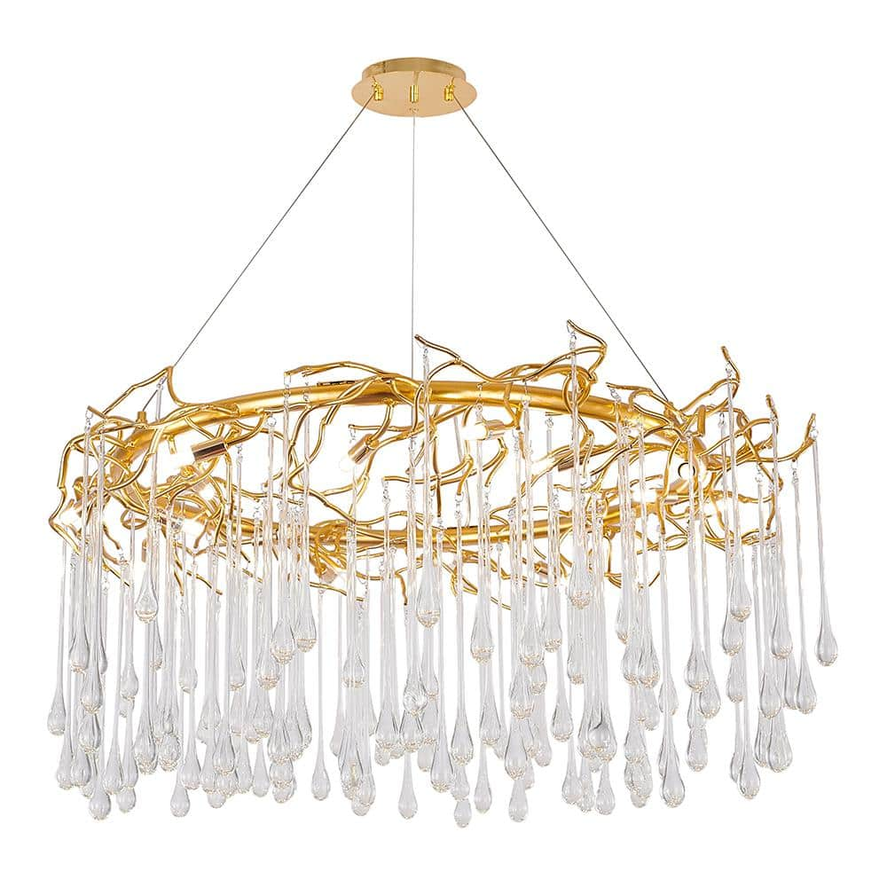 Carny 16-Light Gold Chandelier CN01C43G - The Home Depot