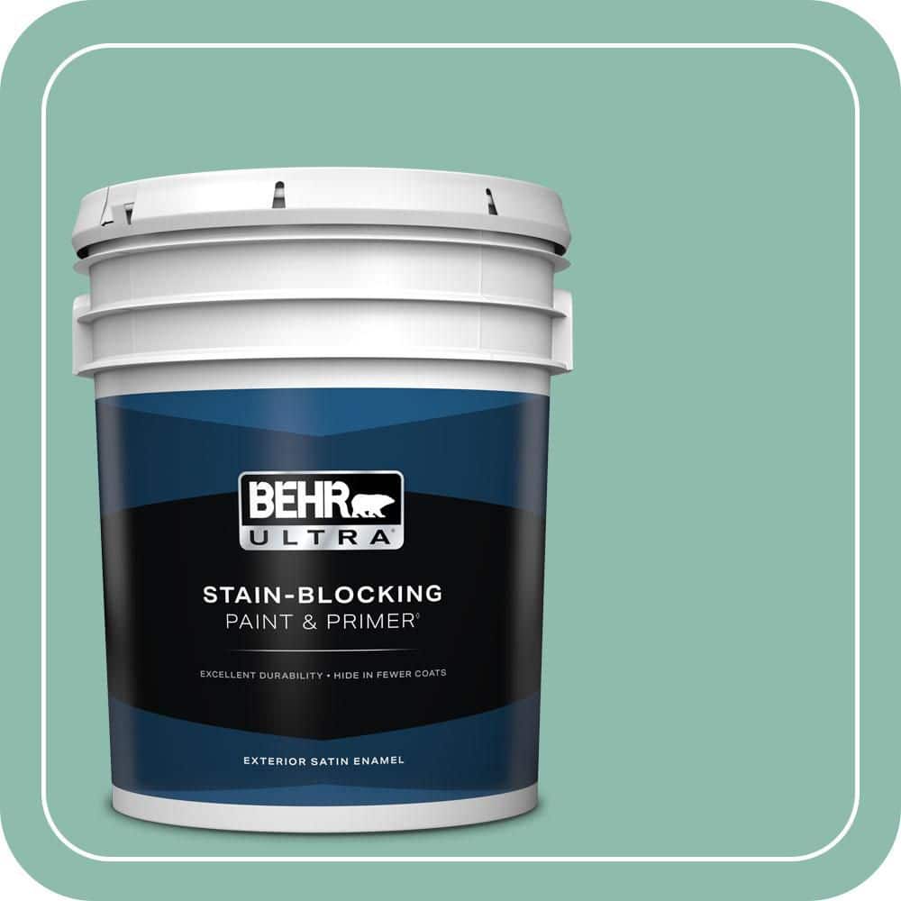 5 gal. #MQ6-37 Mild Evergreen Satin Enamel Exterior Paint & Primer price history on PriceWatchPro