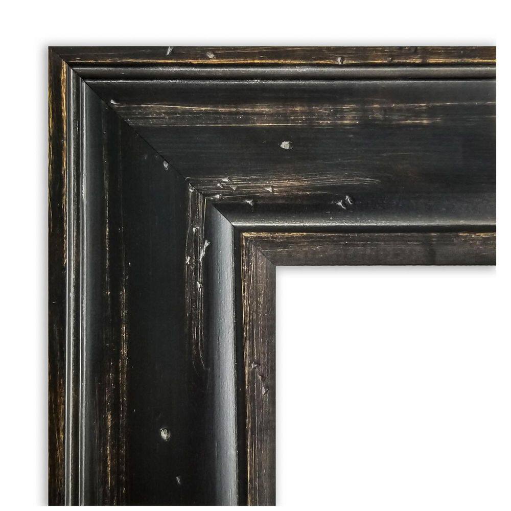 Rustic Black Pine Full Length Rectangular Bathroom Vanity Mirror