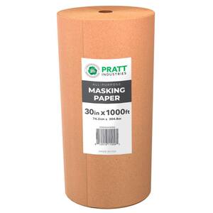 Pratt 2.5 ft. x 1000 ft. Brown Masking Paper Drop Cloth