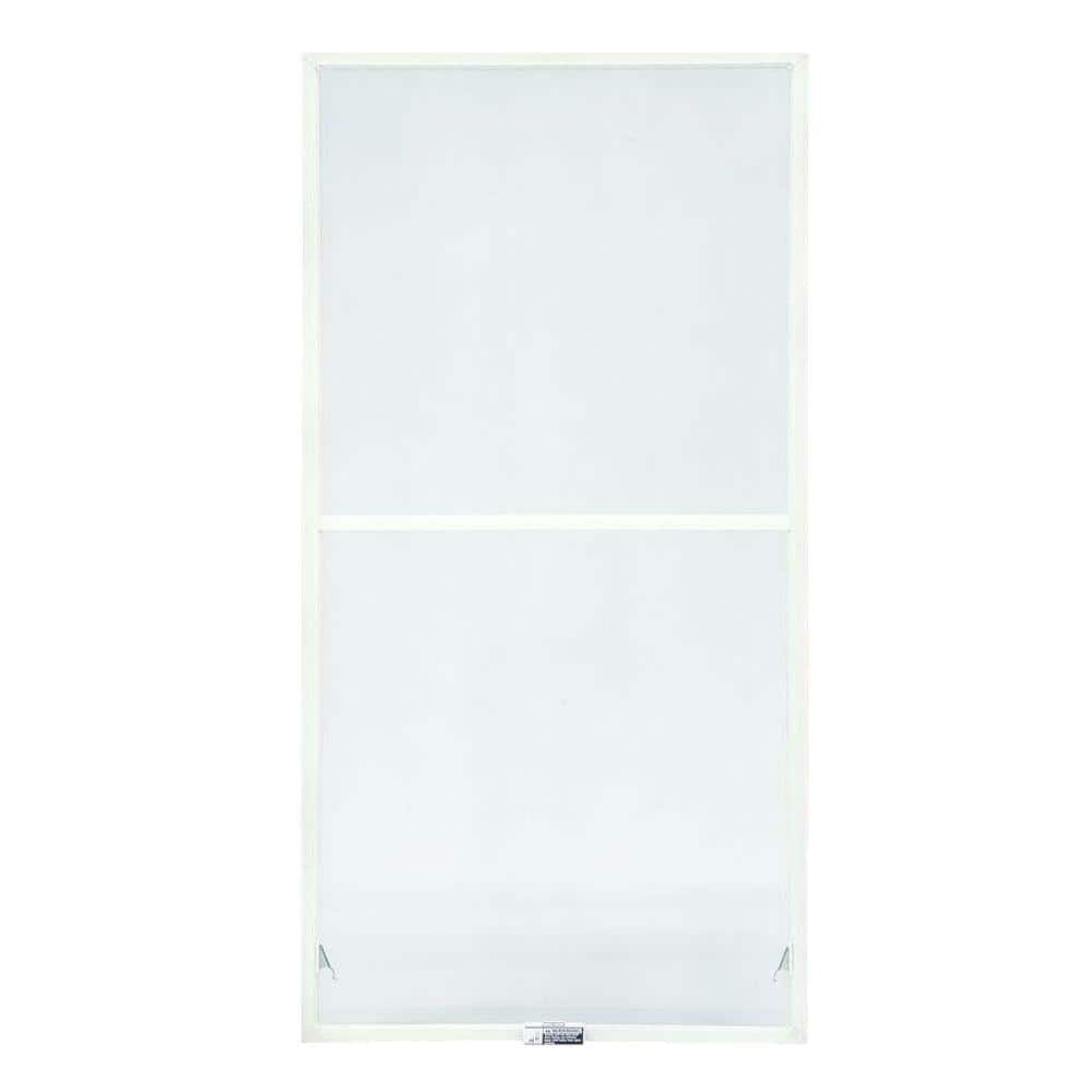 31-7/8 in. x 54-27/32 in. 200 and 400 Series White Aluminum Double-Hung Tru