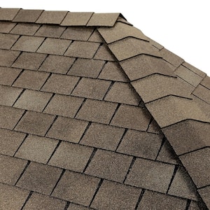 Timbertex Weathered Slate Double-Layer Hip and Ridge Cap Roofing Shingles (20 lin. ft. per Bundle) (30-pieces)
