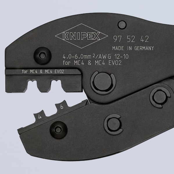 KNIPEX 8.5 in PreciForce Crimp Tool for MC4/MC4 EVO 2 97 52 42