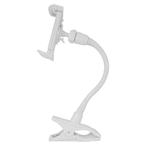 Macally Clip Mount Long Snake Neck in White