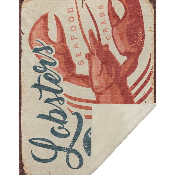 Premium Machine Washable ASB150 Beige 50 in. x 70 in. Sherpa Throw Blanket