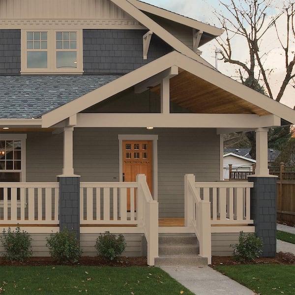 Glidden Premium 1 qt. PPG1077-4 Weathered Wood Semi-Gloss Exterior