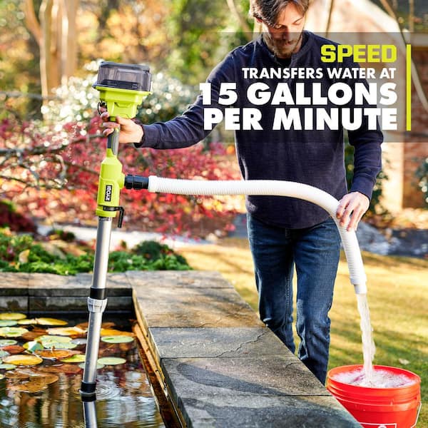 RYOBI ONE+ 18V Cordless 1/6 HP Telescoping Pole Pump (Tool Only