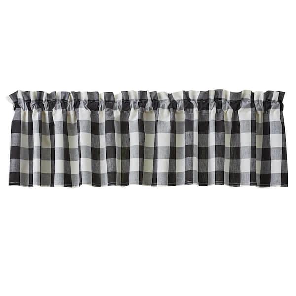 Wicklow Black/Cream Check Valance