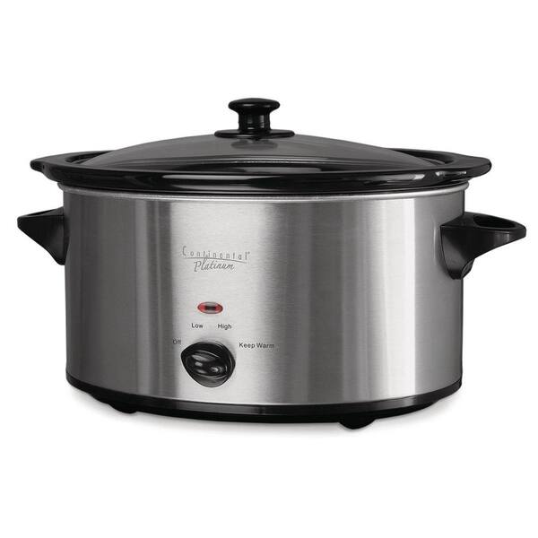 Continental Platinum 4 qt. Oval Slow Cooker