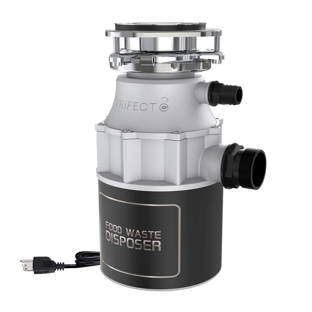 Trifecte Wrecker 3/4 HP Continuous Feed Garbage Disposal with Sound  Reduction and Power Cord Kit TRI-EM200 The Home Depot