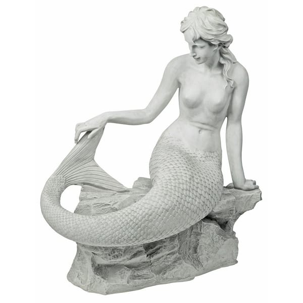 Design Toscano 35 in. H Daydreaming Mermaid of Langeline Cove Garden Statue