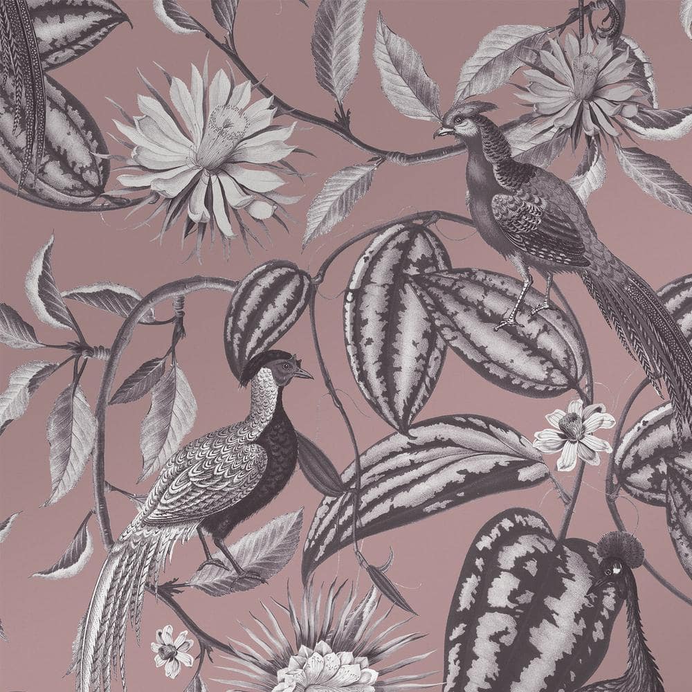 Amherst Garden Mulberry Purple Wallpaper price history on PriceWatchPro
