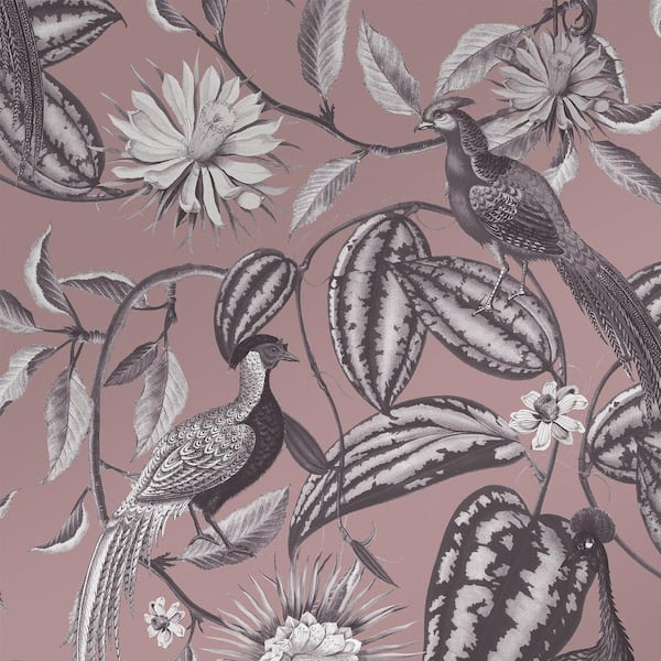 Graham & Brown Amherst Garden Mulberry Purple Wallpaper
