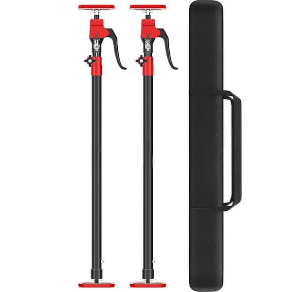 2-Pack Cabinet Jacks for Installing Cabinet, Heavy Duty Third Hand Tools Adjustable Support Pole from 49.2 in.-114.2 in.