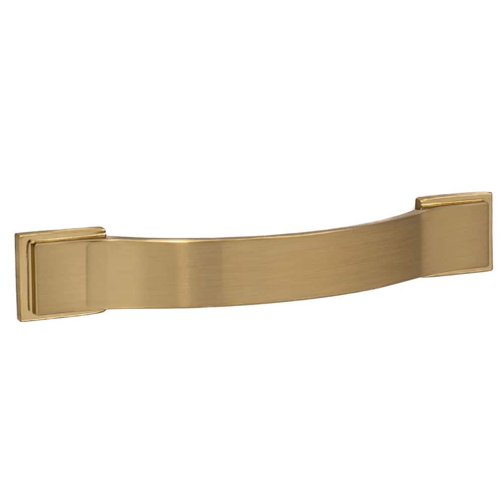Architectural Smooth 3-1/2 in. (89 mm) Center-to-Center Traditional Satin Brass Arched Drawer Pull price history on PriceWatchPro