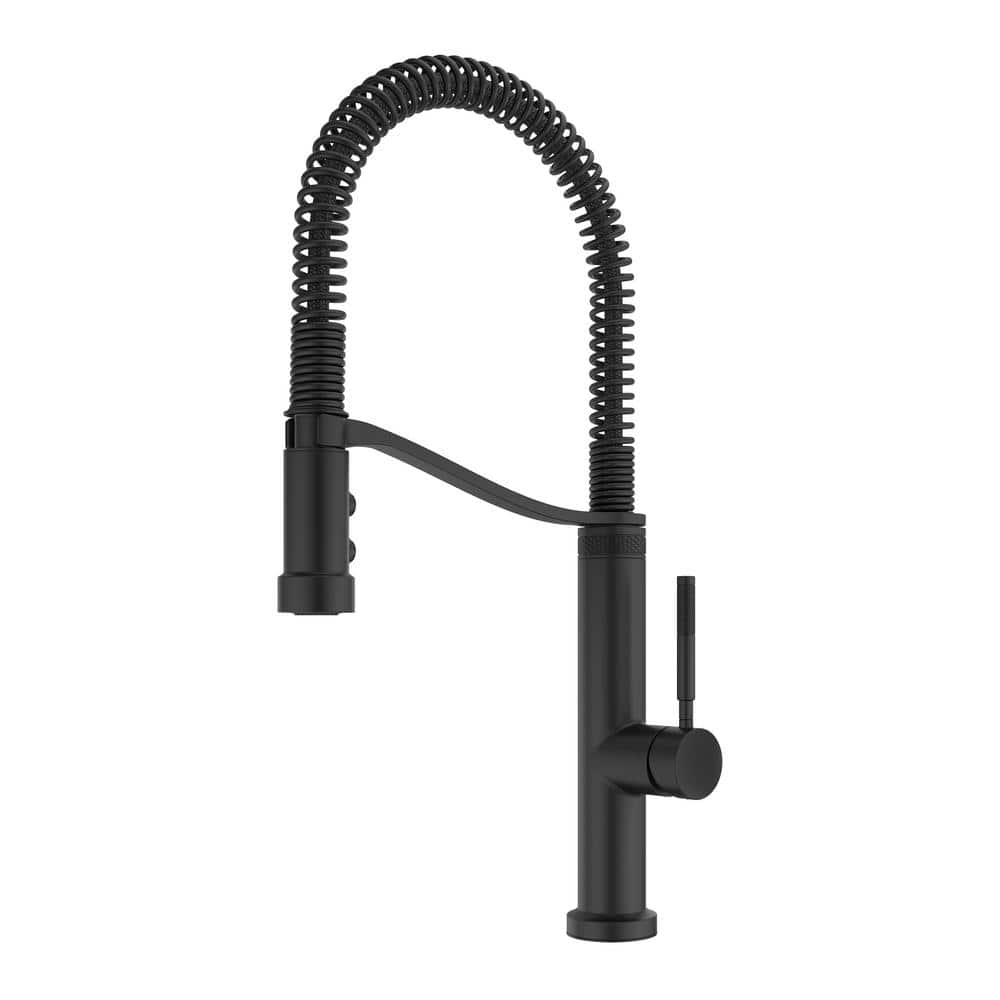 Grace White Fireclay Farmhouse Apron Kitchen Sink with Black Faucet