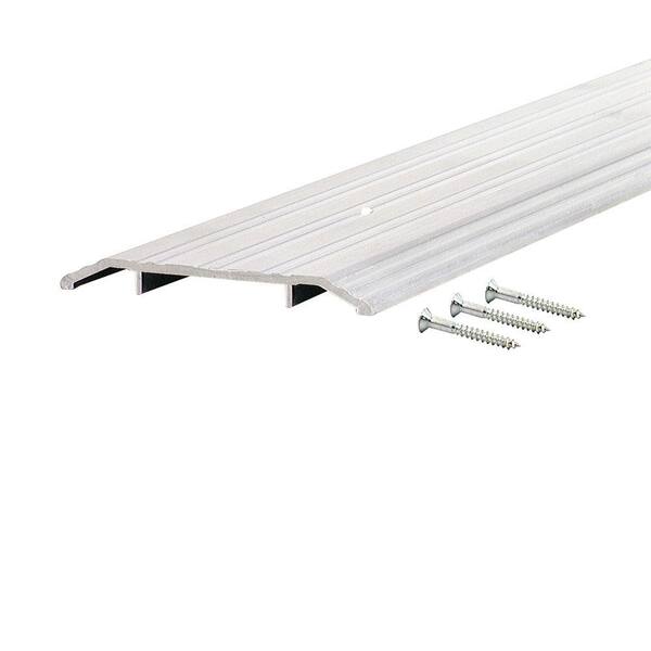 M-D Building Products 1/2 in. x 4 in. x 72 in. Fluted Top Heavy Duty Aluminum Threshold