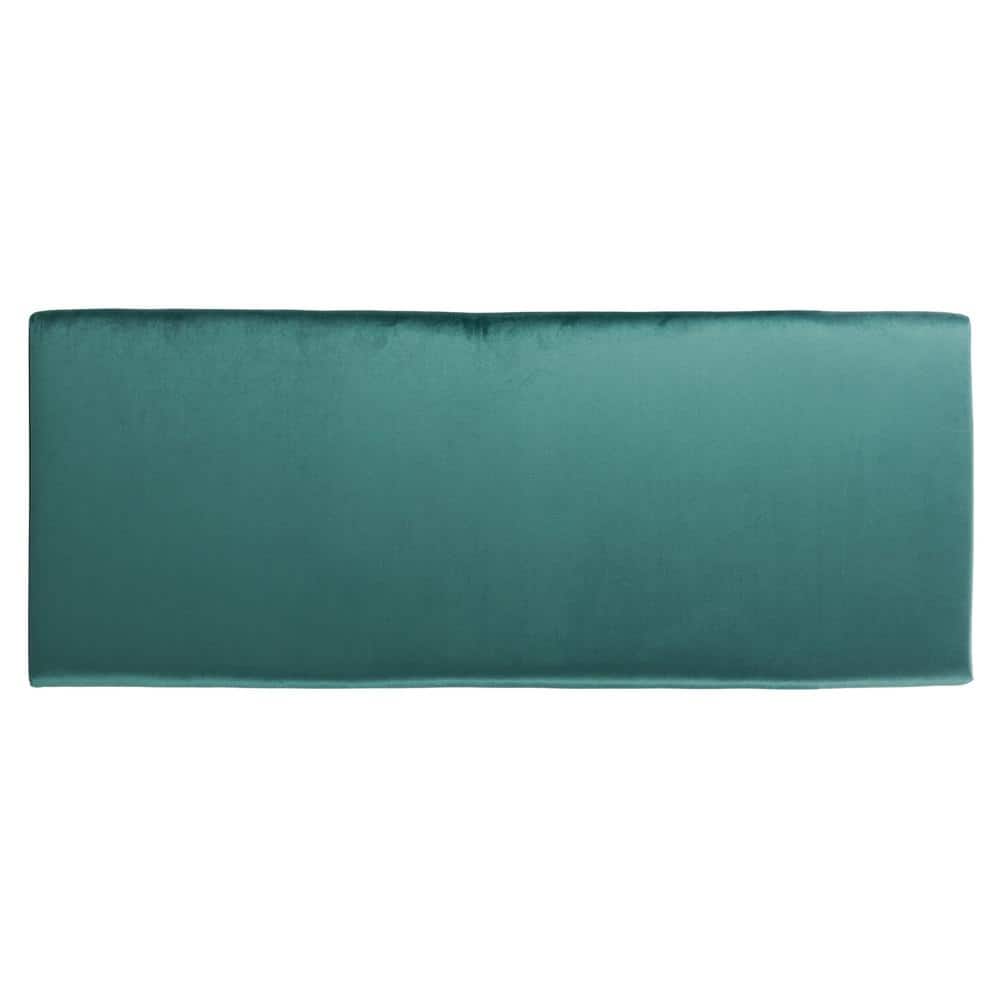 Emerald Velvet & Liquid Gold 46" Transitional Rectangular Bench