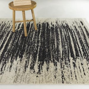 Howe Charcoal 5 ft. x 7 ft. Abstract Area Rug