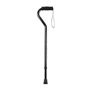 RMS Outdoors - Black Adjustable Walking Cane w/ Wrist Strap — My RMS Store