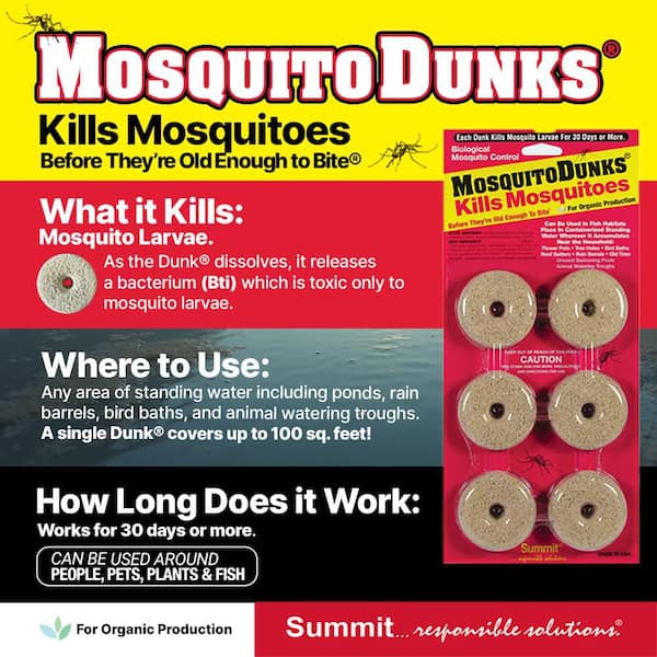 12 in. Mosquito Dunks (6-Pack)