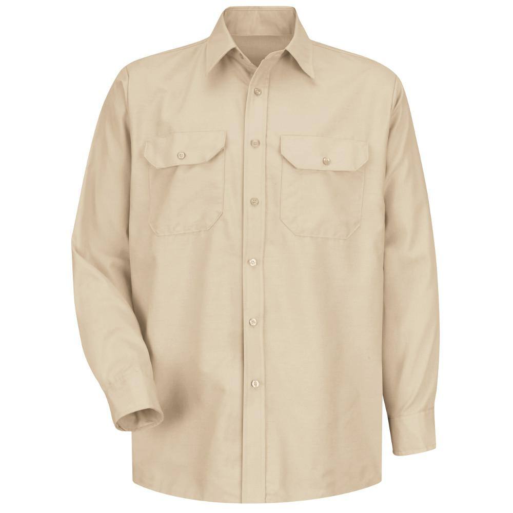 tan collared shirt