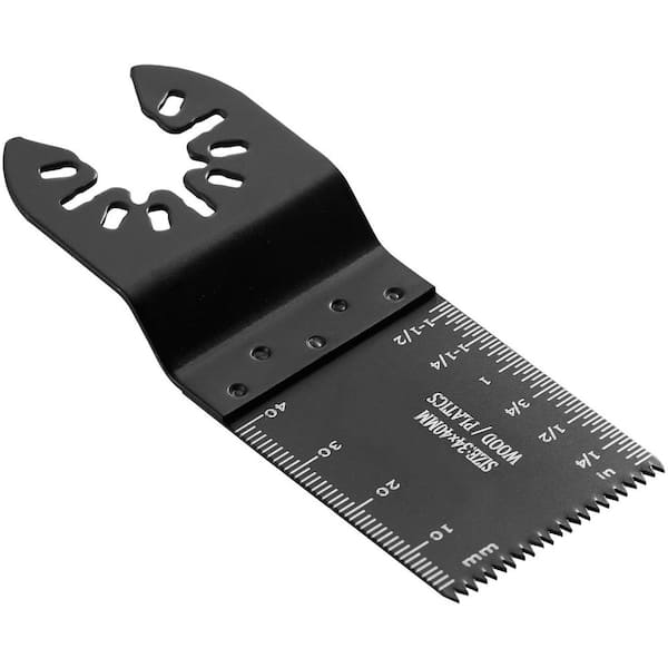 Universal Quick Release, 50-Pieces Oscillating Saw Blade Set, for Wood, Plastic, Aluminum, Fits Major Brands, Durable