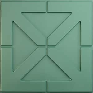 19 5/8 in. x 19 5/8 in. Xander EnduraWall Decorative 3D Wall Panel, Sea Mist (Covers 2.67 Sq. Ft.)