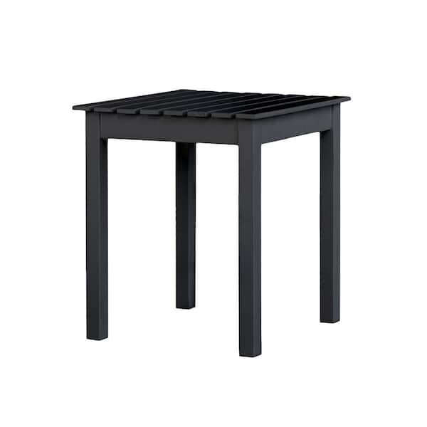 JACK-POST Black Hardwood Side Table Painted