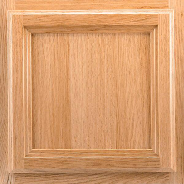 American Woodmark 13x12-7/8 in. Cabinet Door Sample in Ashland Oak Natural-DISCONTINUED