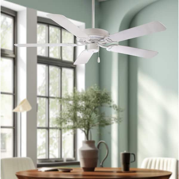 Contractor 52 in. Indoor White Ceiling Fan